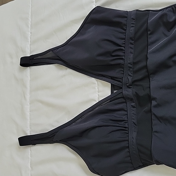 Sexy Mesh Tummy Control Full Coveragel One Piece Bathing Suit for Women - Picture 3 of 14